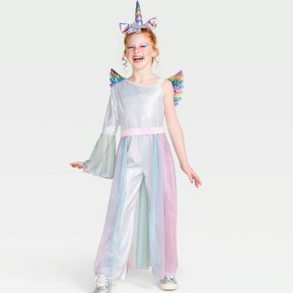 Mystical Unicorn Kids Costume Size Large New
